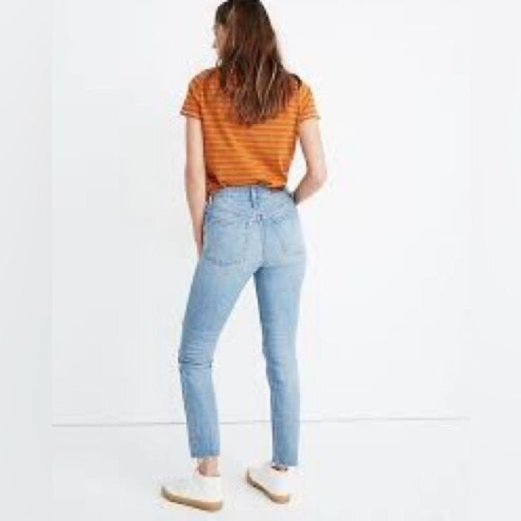 Madewell The Petite Perfect Vintage Jean Rosabelle Wash Comfort Stretch 25P - Picture 7 of 7